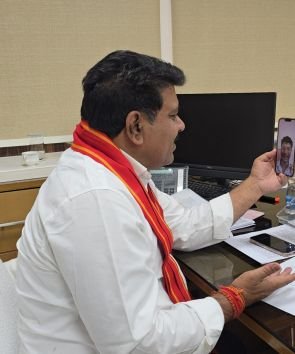 बीजापुर के अंकित की यूपीएससी में सफलता पर उपमुख्यमंत्री विजय शर्मा ने वीडियो कॉल पर दी बधाई….